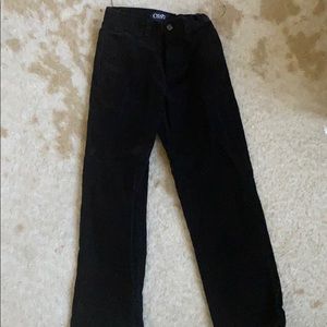 Boys corduroy black pants